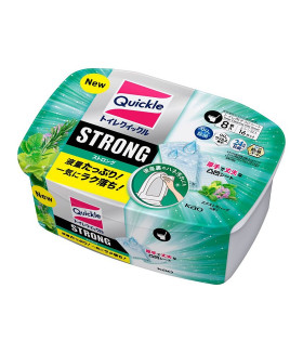 Kao Quickle Toilet Cleaning Sheets Strong – Premium Extra Herb Scent, 8 Sheets